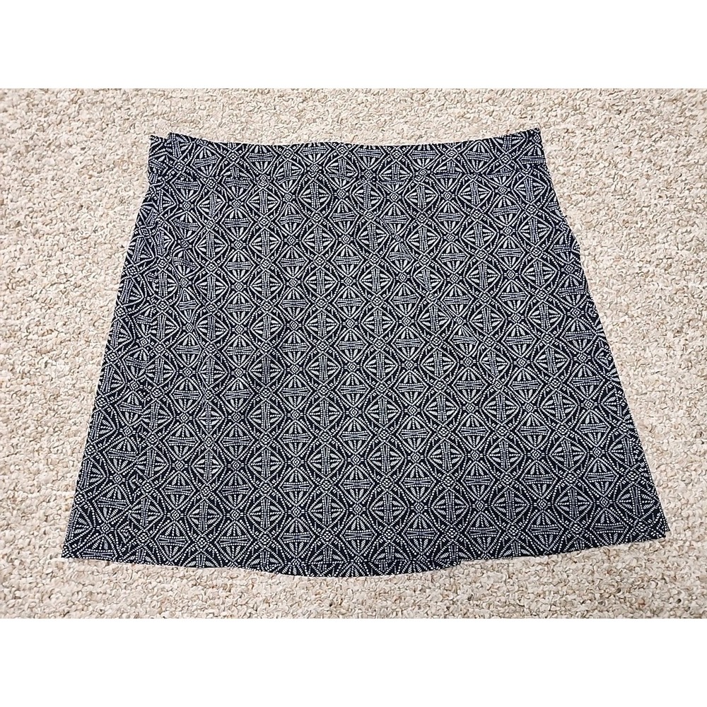Rip Skirt 19" Women's Black Geometric‎ Hawaiian Adjustable Wrap Skirt XL  36x19